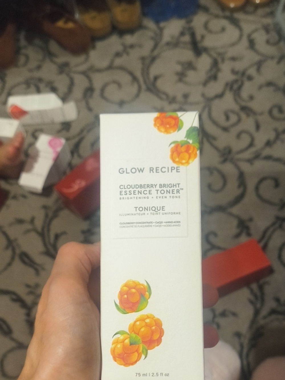 Glow Recipe Toner with Orange Cloudberry Artwork - White Packaging